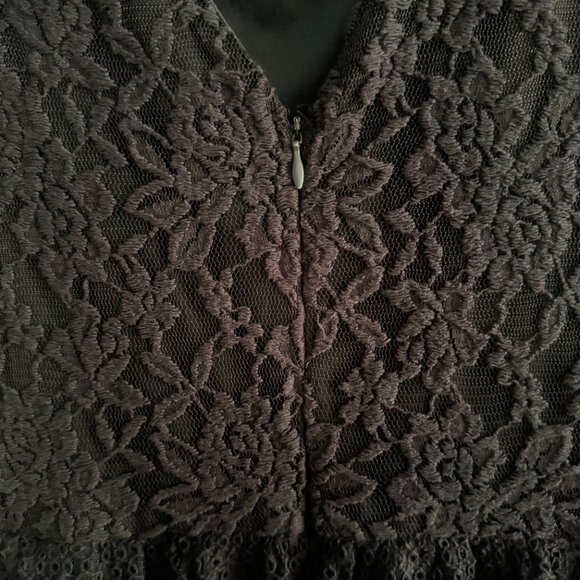Maison Jules Size S Women's Black Lace Dress - Picture 2 of 5